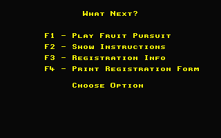 Fruit Pursuit atari screenshot